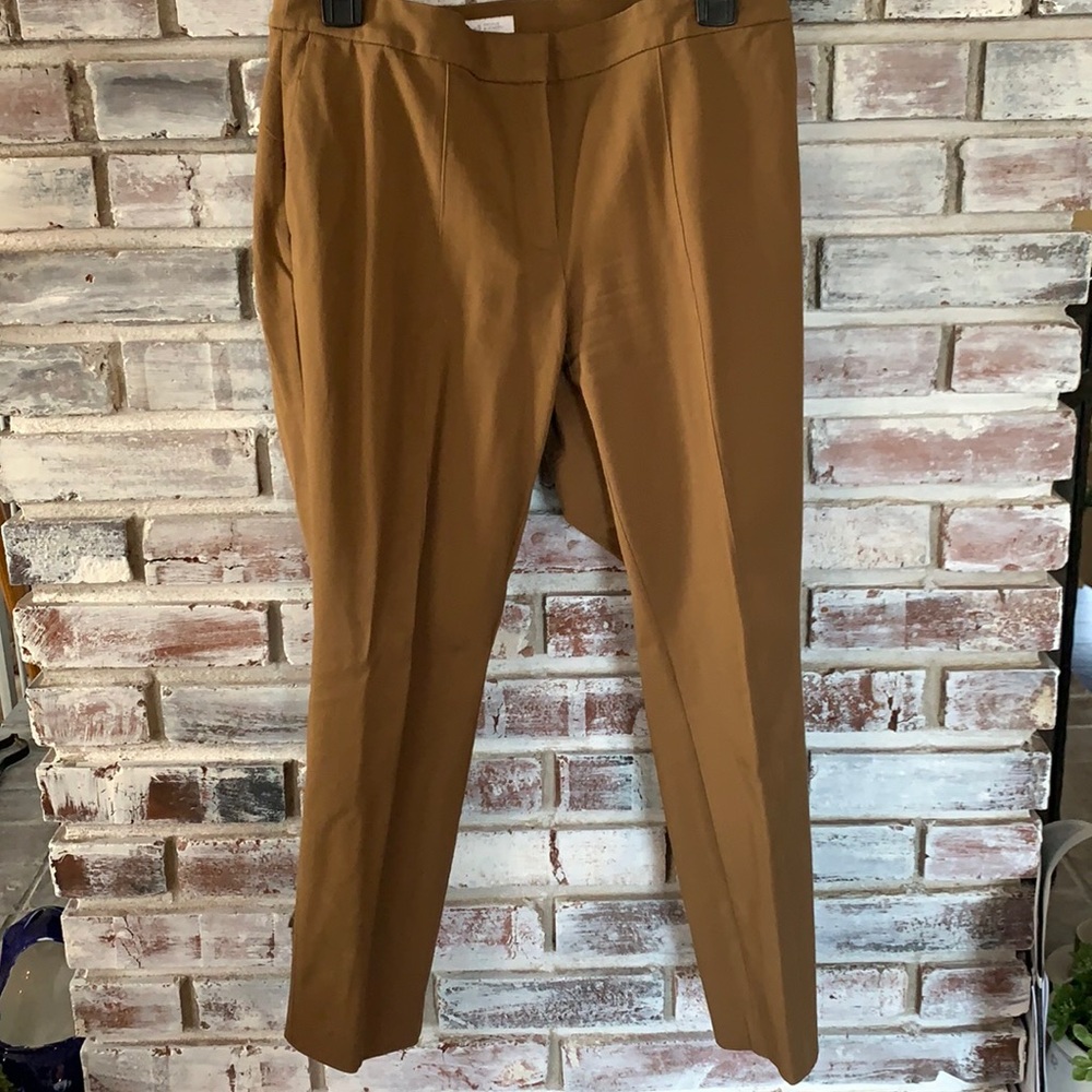 NWT J. Jill pants, premium bi-stretch, brown/acorn, 10 petite.